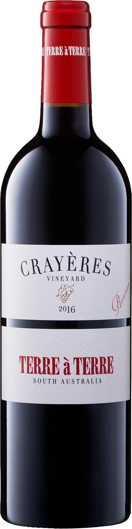 Terre à Terre Crayères Vineyard Reserve Cabernet Sauvignon Shiraz Cabernet Franc 2016